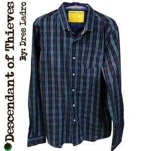 Descendant of Thieves Limited Edition Button Down Plaid Shirt